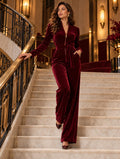 Lorena Jumpsuit Dames | Wijde Pijpen & Hoge Taille | Pinky Posh Boutique