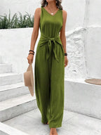 Sofia Elegante Jumpsuit Dames | Strak & Mouwloos | Pinky Posh Boutique