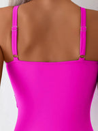 Badpak met mesh-inzetten - Eendelig patchworkmodel, geschikt voor strand en zwembad | Pinky Posh Boutique