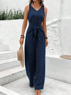 Sofia Elegante Jumpsuit Dames | Strak & Mouwloos | Pinky Posh Boutique