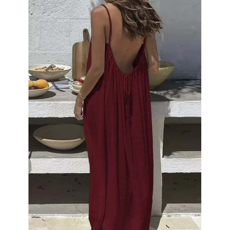 Liva - Strapless Maxi Jurk | Pinky Posh Boutique
