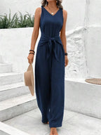 Sofia Elegante Jumpsuit Dames | Strak & Mouwloos | Pinky Posh Boutique