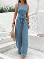 Sofia Elegante Jumpsuit Dames | Strak & Mouwloos | Pinky Posh Boutique