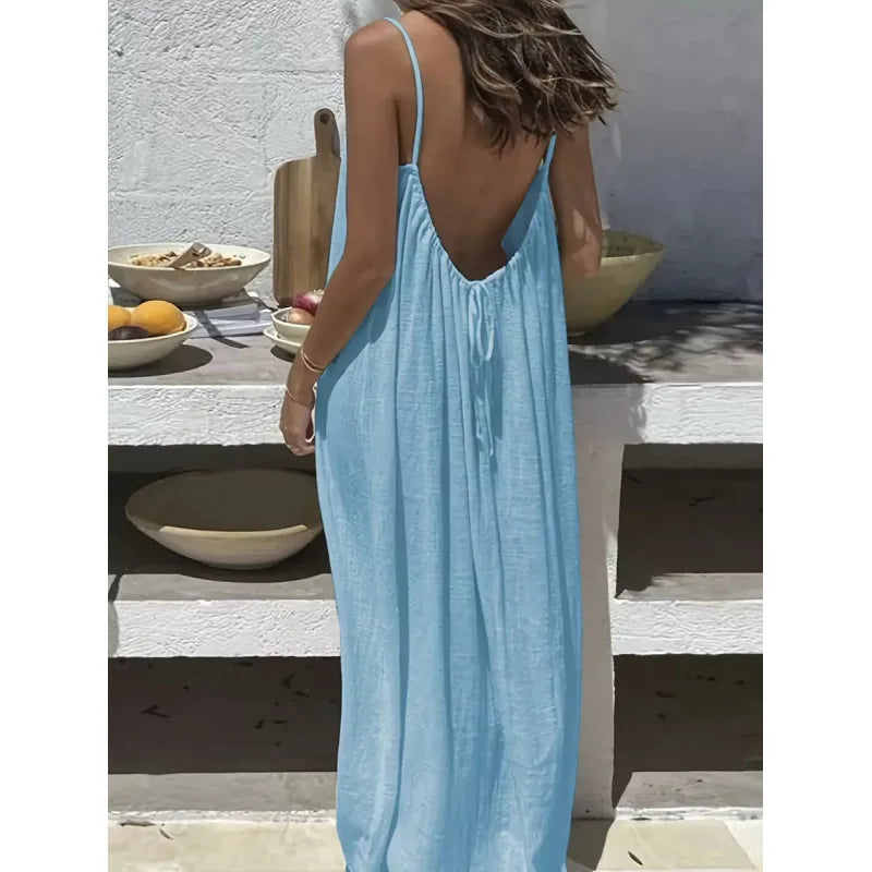 Liva - Strapless Maxi Jurk | Pinky Posh Boutique